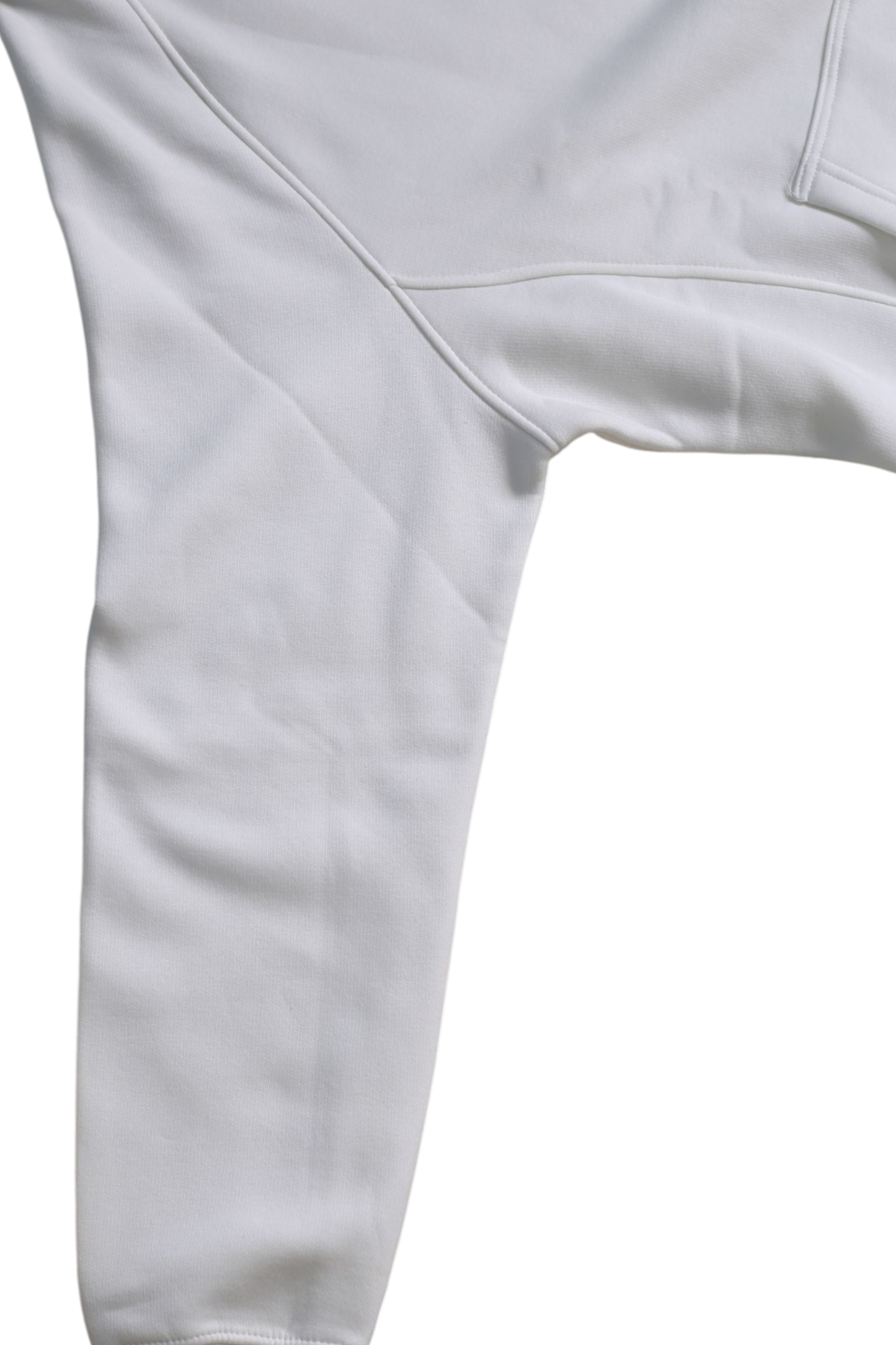 white premium hoodie