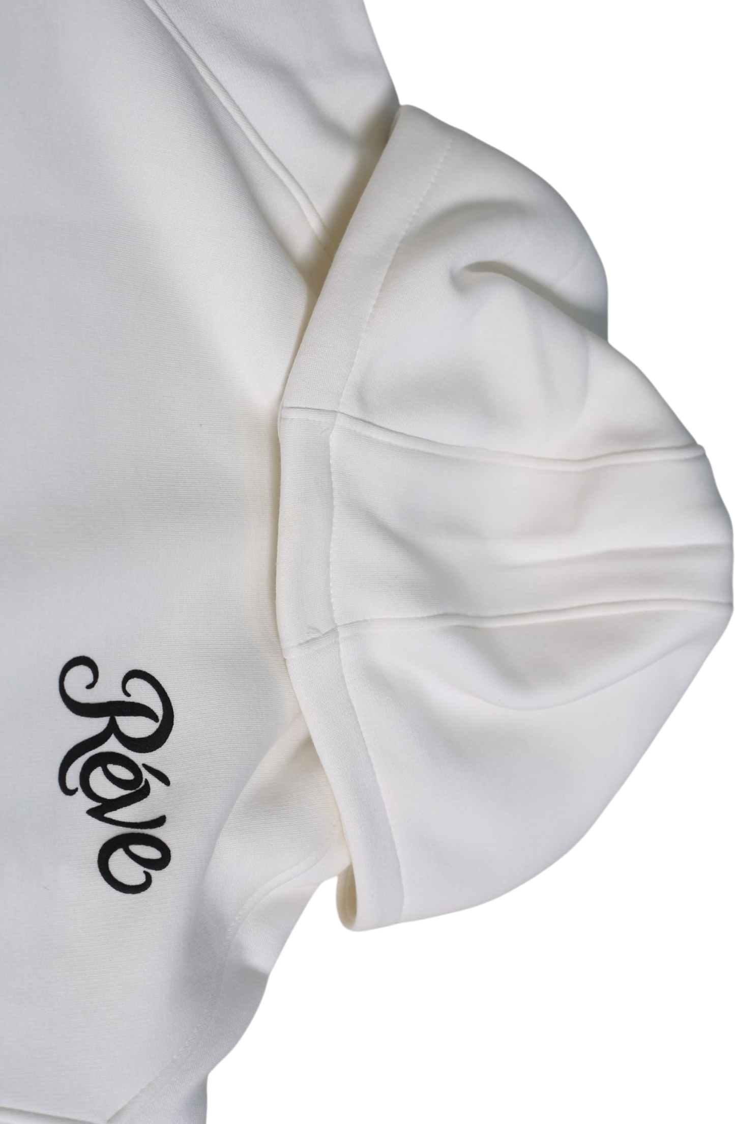 white premium hoodie