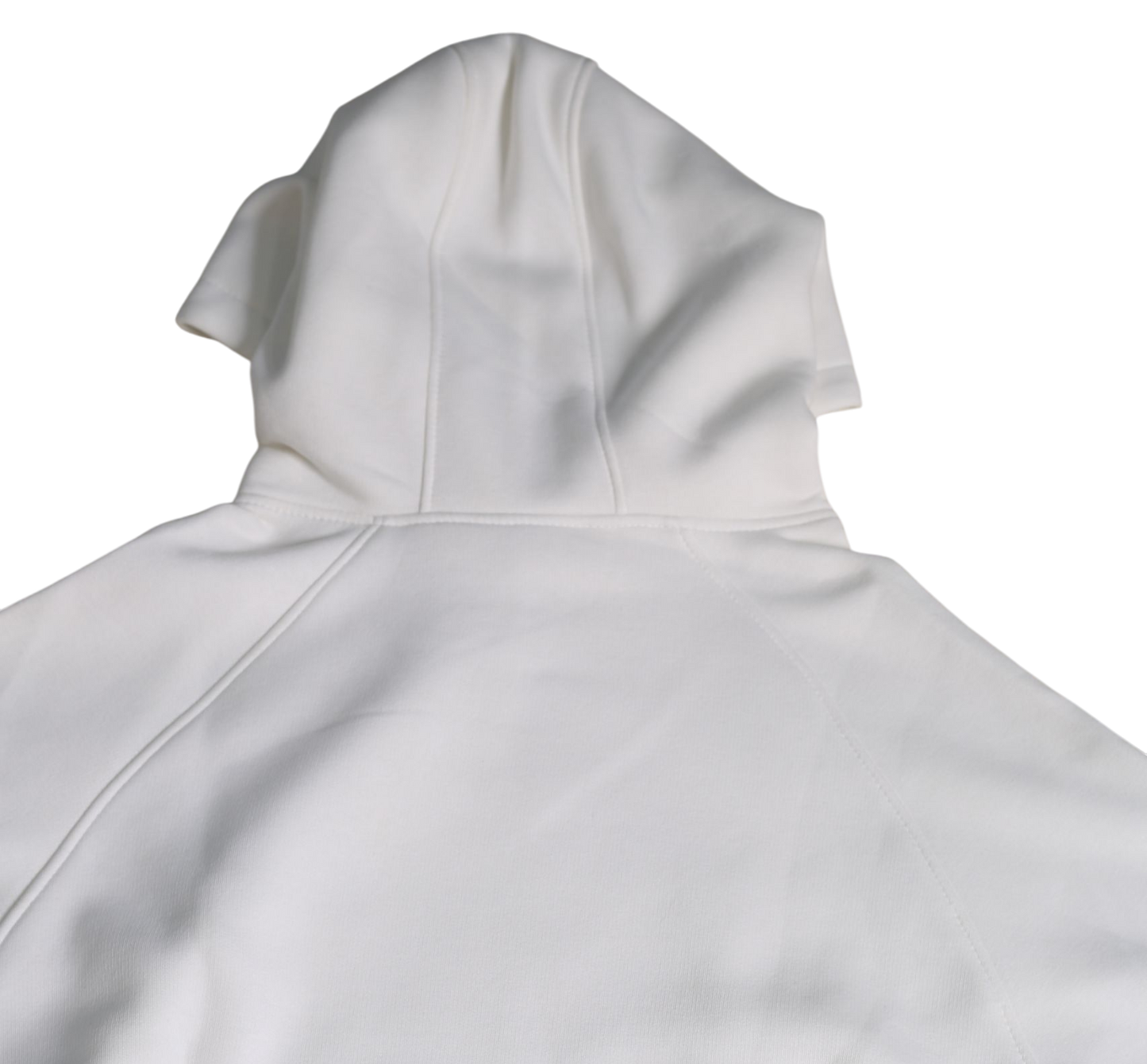white premium hoodie