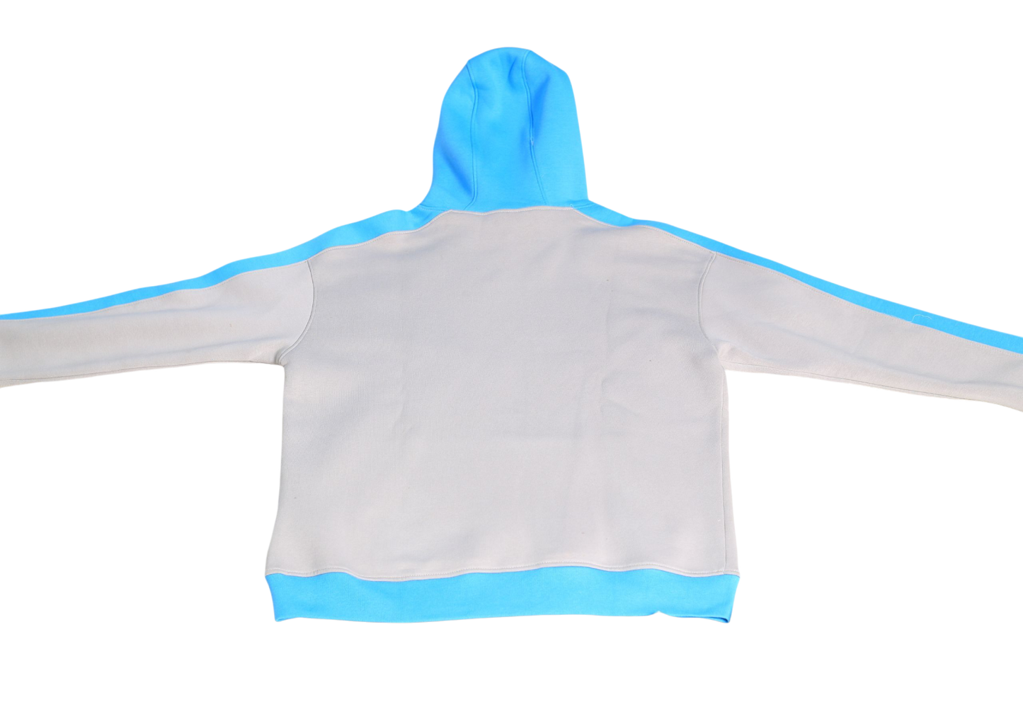 Rêve Two-Tone Premium Hoodie – Grey × Light Blue